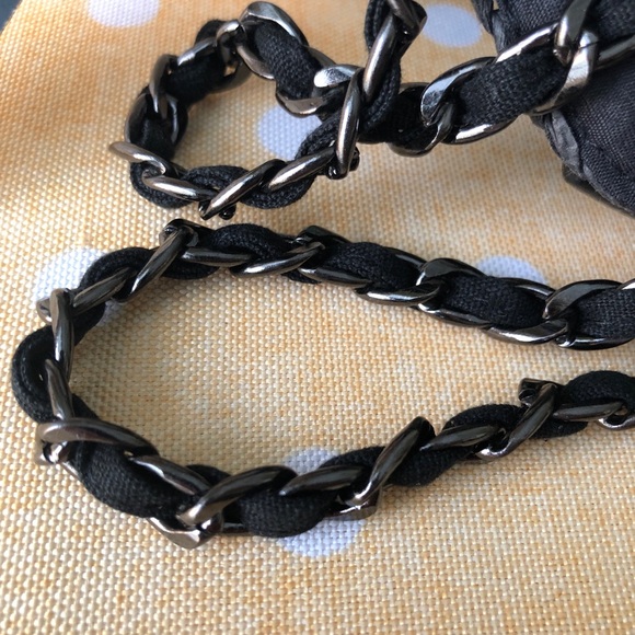 Inc Straw Circle Crossbody Black Bag - Picture 7 of 7